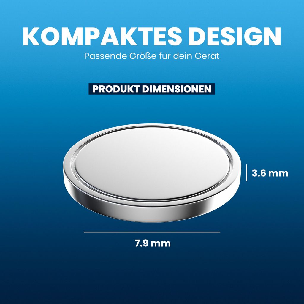 AG3 / LR41 / 736 Knopfzellen - 10 Stück, Alpalium Alkaline, Produktbild 7