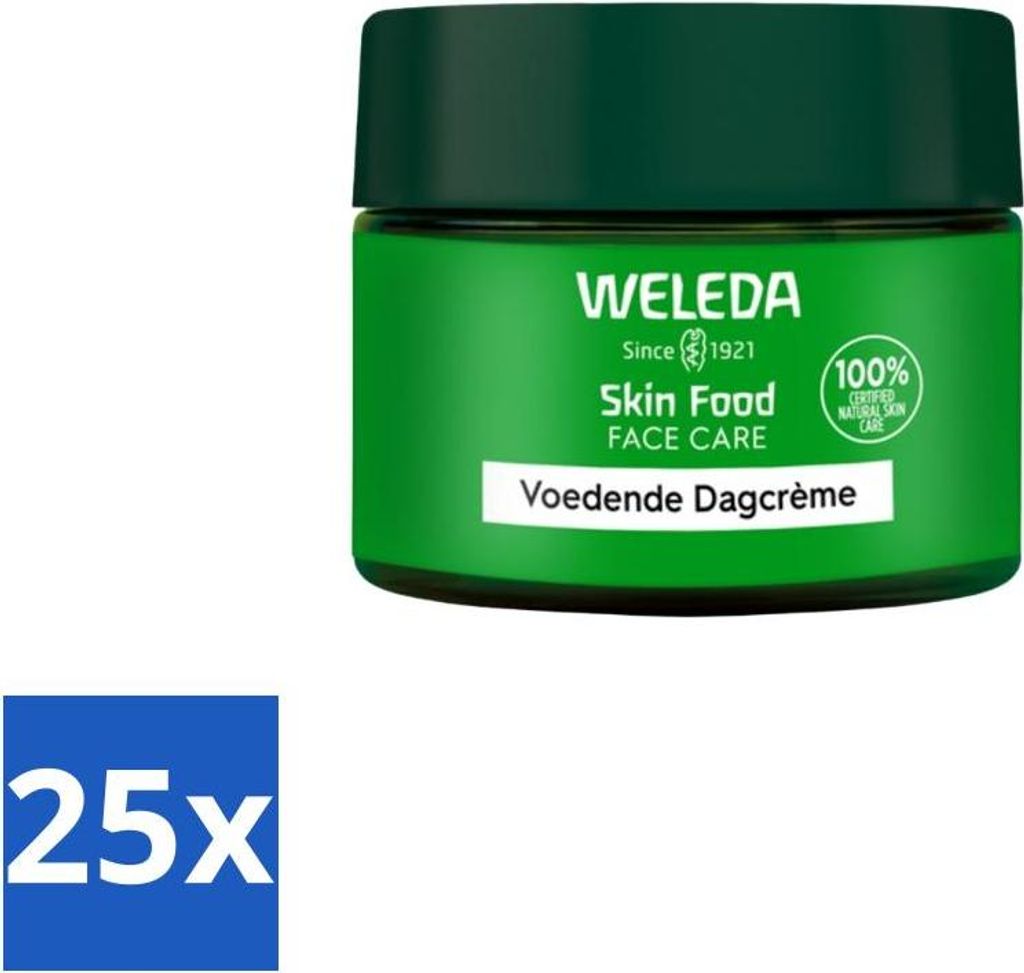 WELEDA - Tagescreme Skin Food - Nährend - 40 ml - Vorteilspack - 25 Stücke