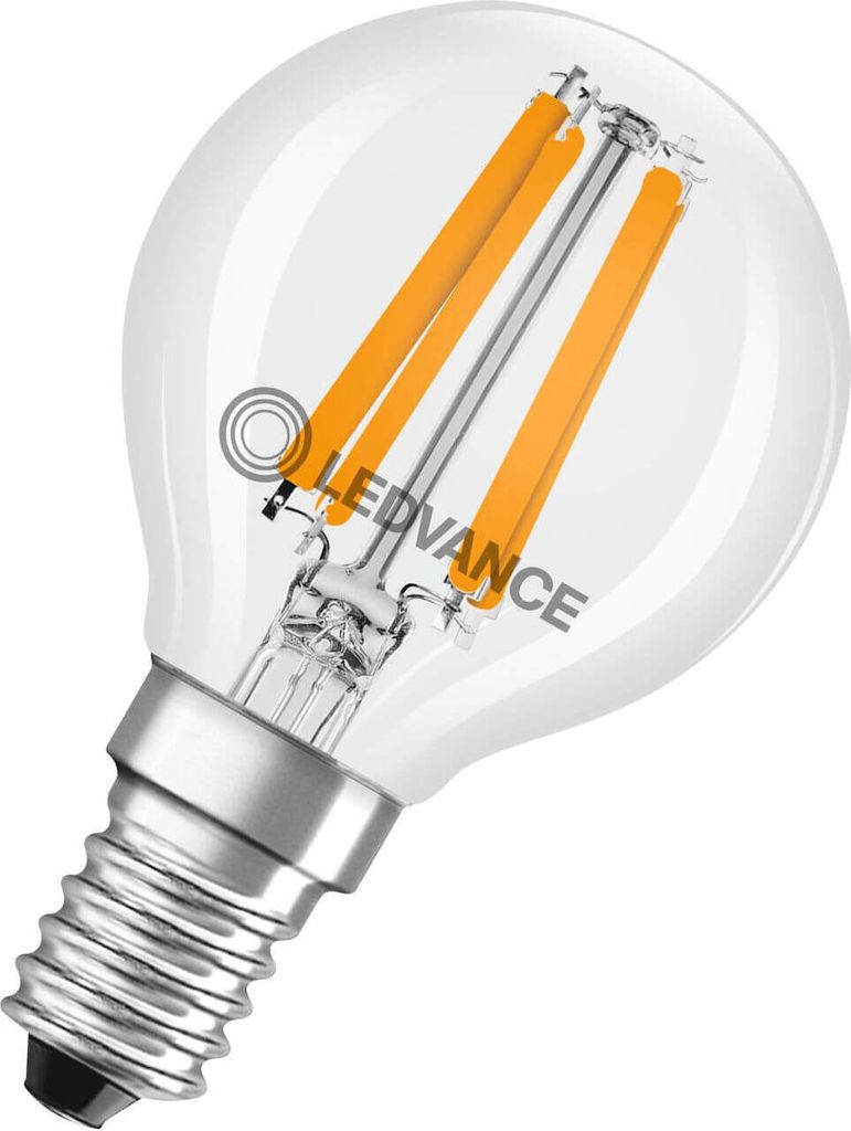 LEDVANCE LED CLASSIC CRI97 4.2W 927 klar E14 Lampe 470lm 2700K warmweiss 97Ra wie 40W dimmbar 4099854065750