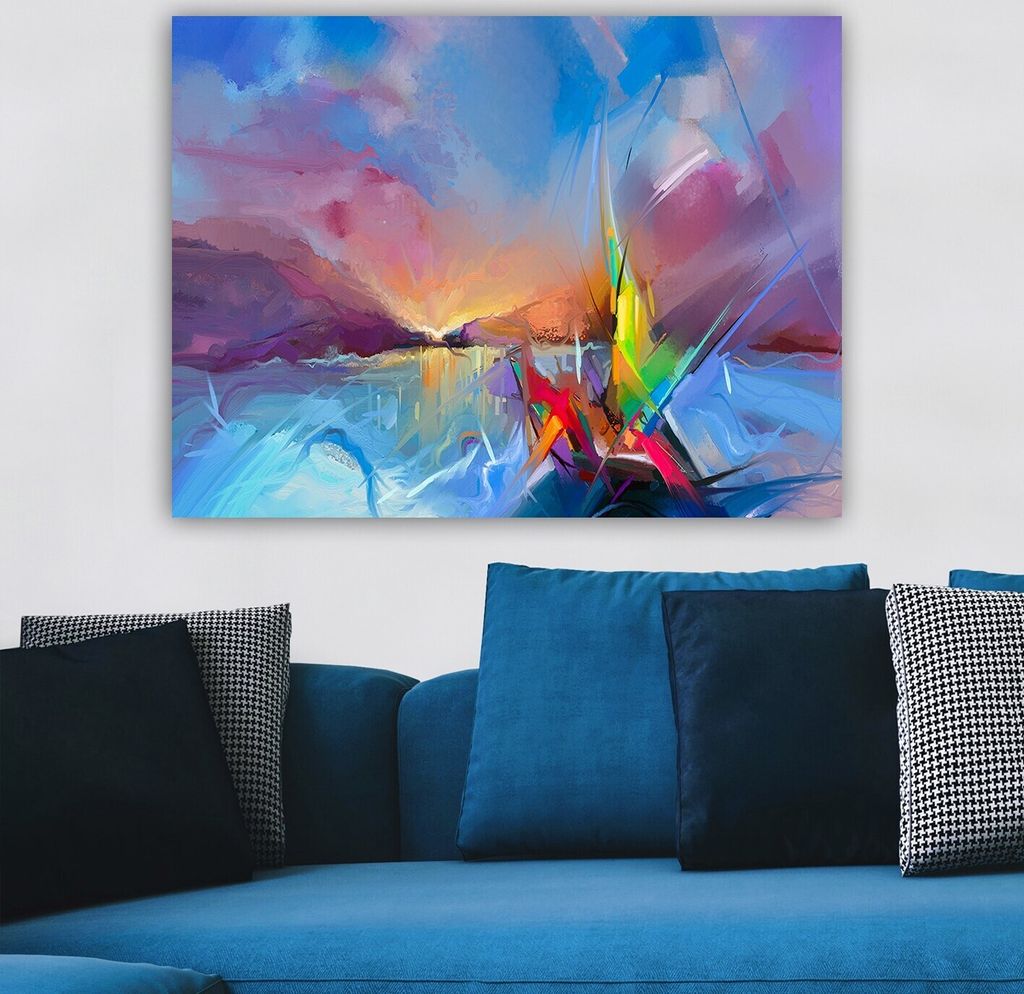 Wallity, 1054276691_70100- HPE1667, Bunt, Leinwandbilder, 70 x 100 cm, 100% Leinwand