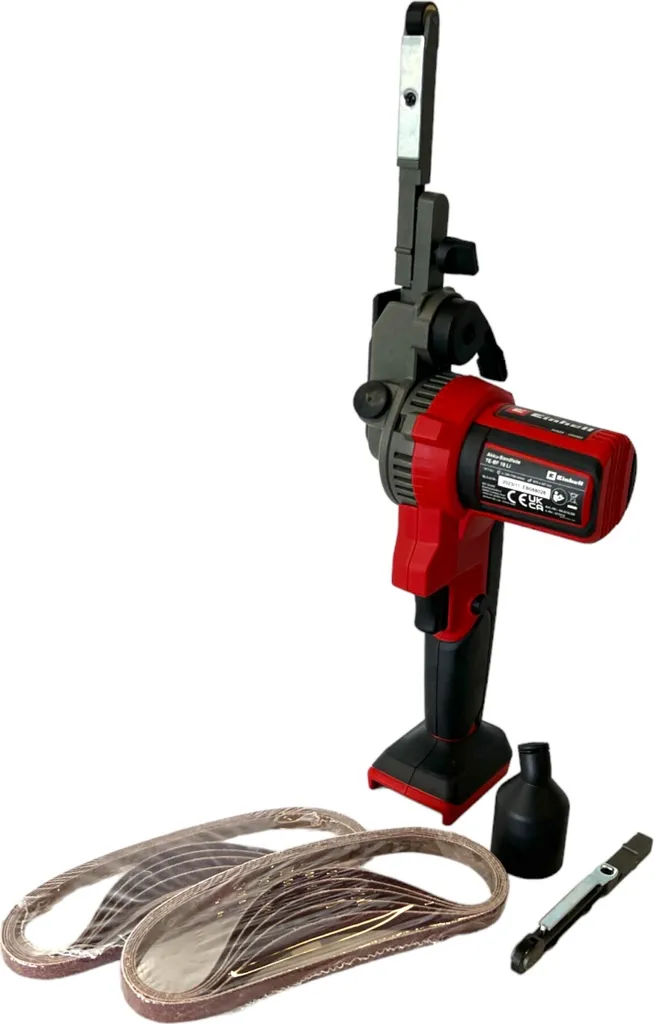Lime à bande sans fil Einhell TE-BF 18 Li pour ponçage de précision