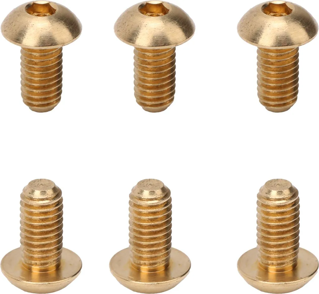 Vis M5x10 tête ronde cuivre anticorrosion à empreinte hexagonale