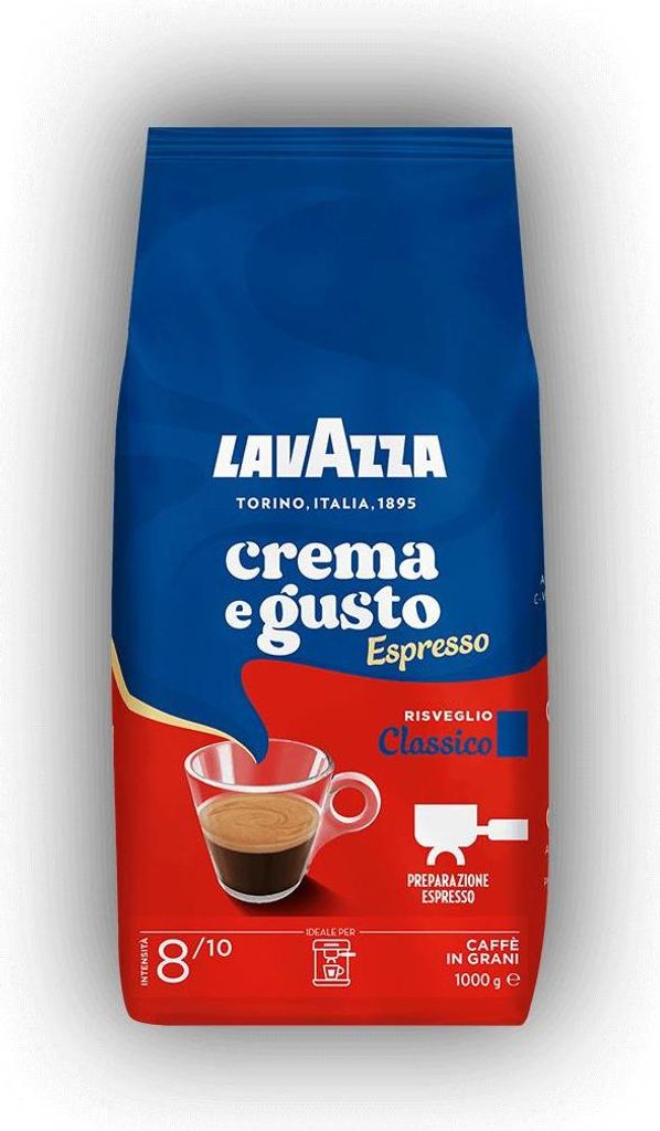 Lavazza Crema e Gusto Espresso Classico Caffè in Grani 1000 Immagine del prodotto 