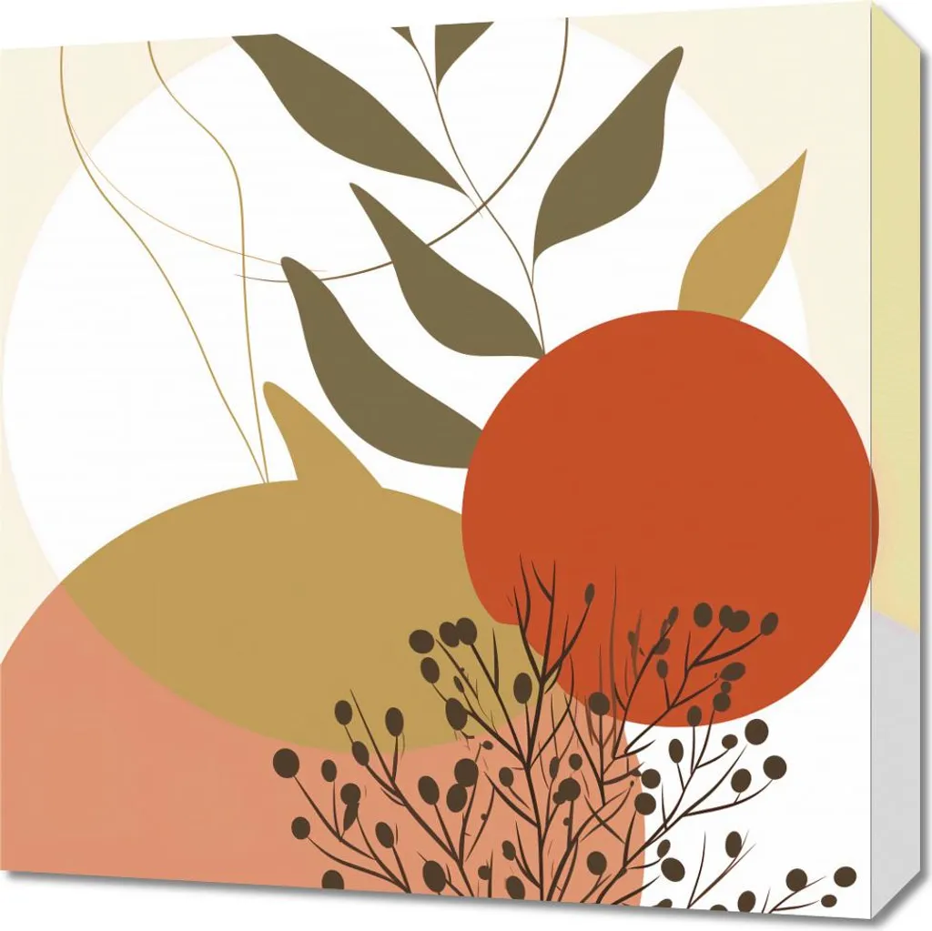 Quadro 50x50 cm Impressione autunnale