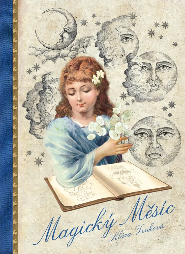 Grand Calendrier Lunaire Illustré Magický měsíc pour décoration murale