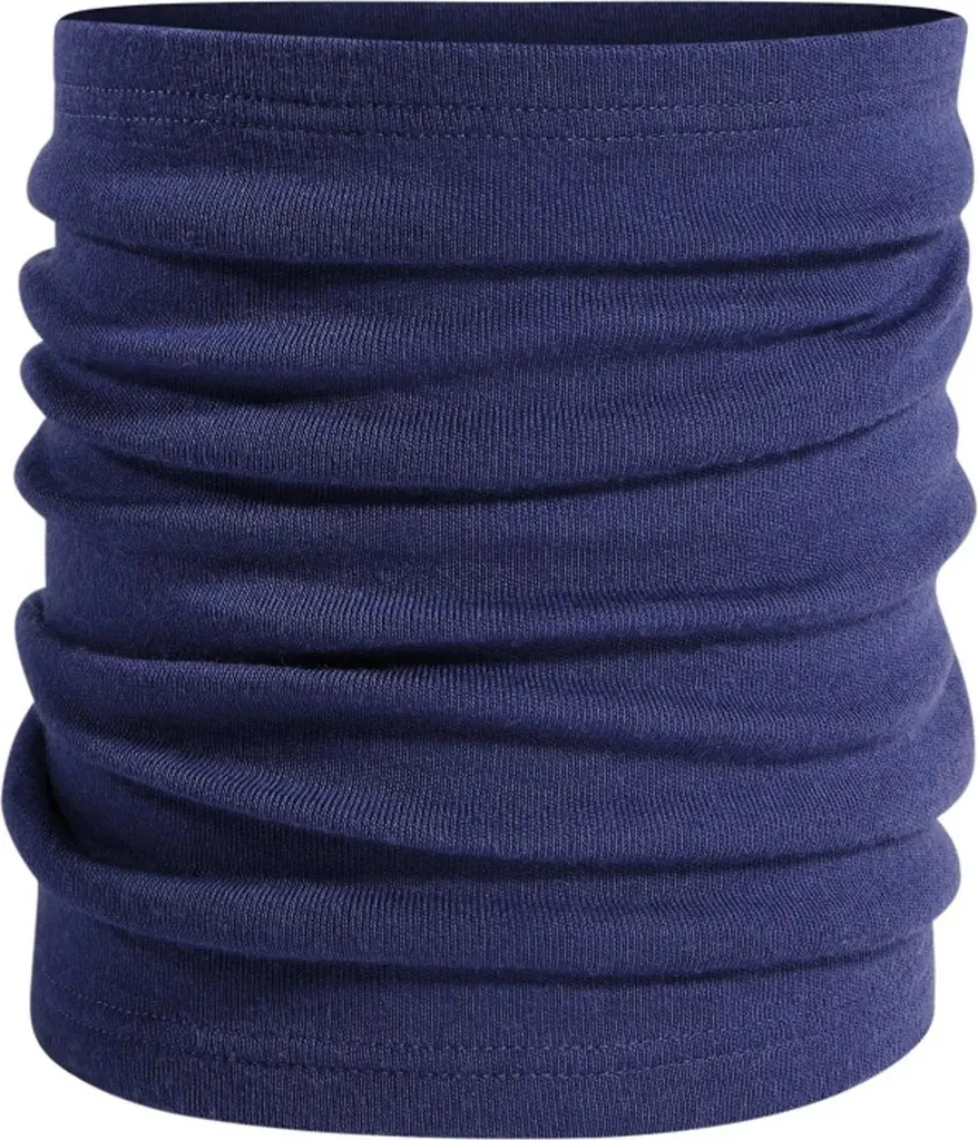Écharpe tube Merino Warm Odlo régulation thermique naturelle bleu océan