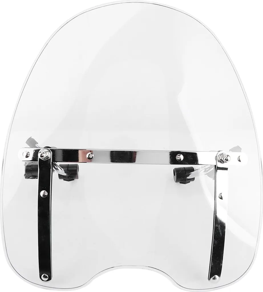 Saut de vent moto transparent universel avec kit de fixation 25mm