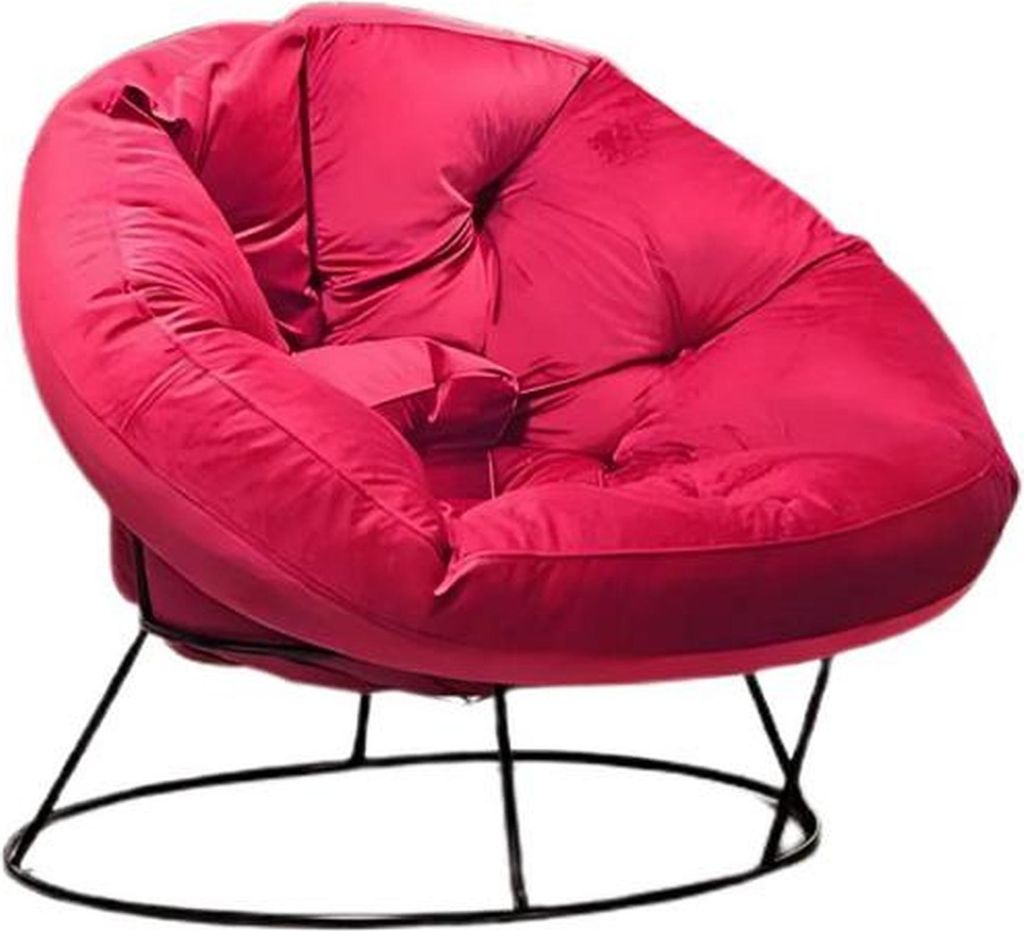 Roter Design Sessel Moderne Garten Möbel r Stoffsessel