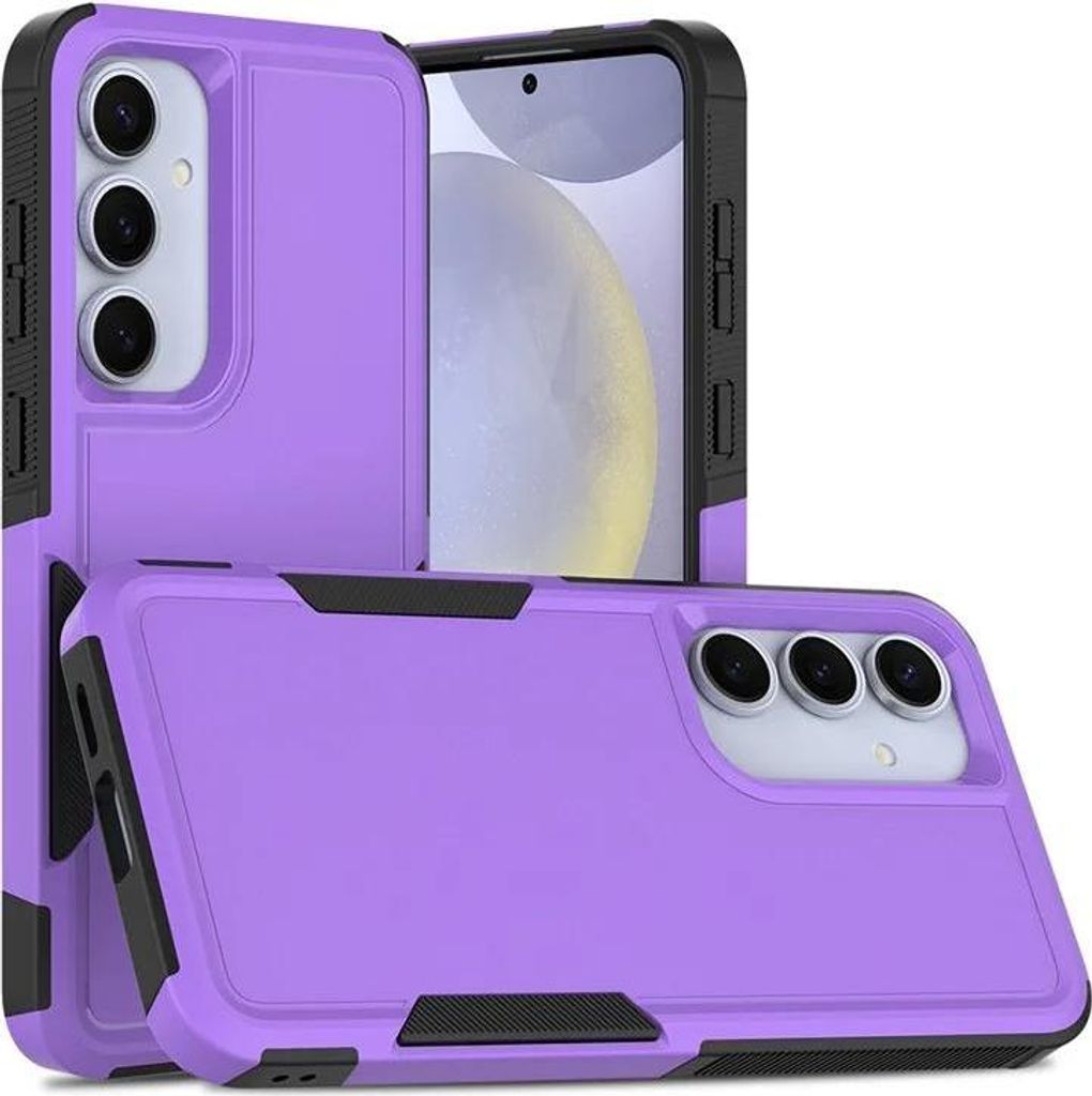 Hülle für Samsung Galaxy S25 Plus/S24 Plus - Phonesta ImpactShield Back Cover - Lila