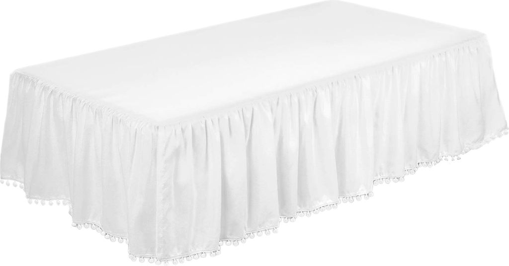 Plüsch Ball Rüschen Krippe Rock Kleinkind Einstellbare Elastische Bettwäsche Krippe Rüschen Bett Rock Baby Jungen Mädchen Bett Abdeckung