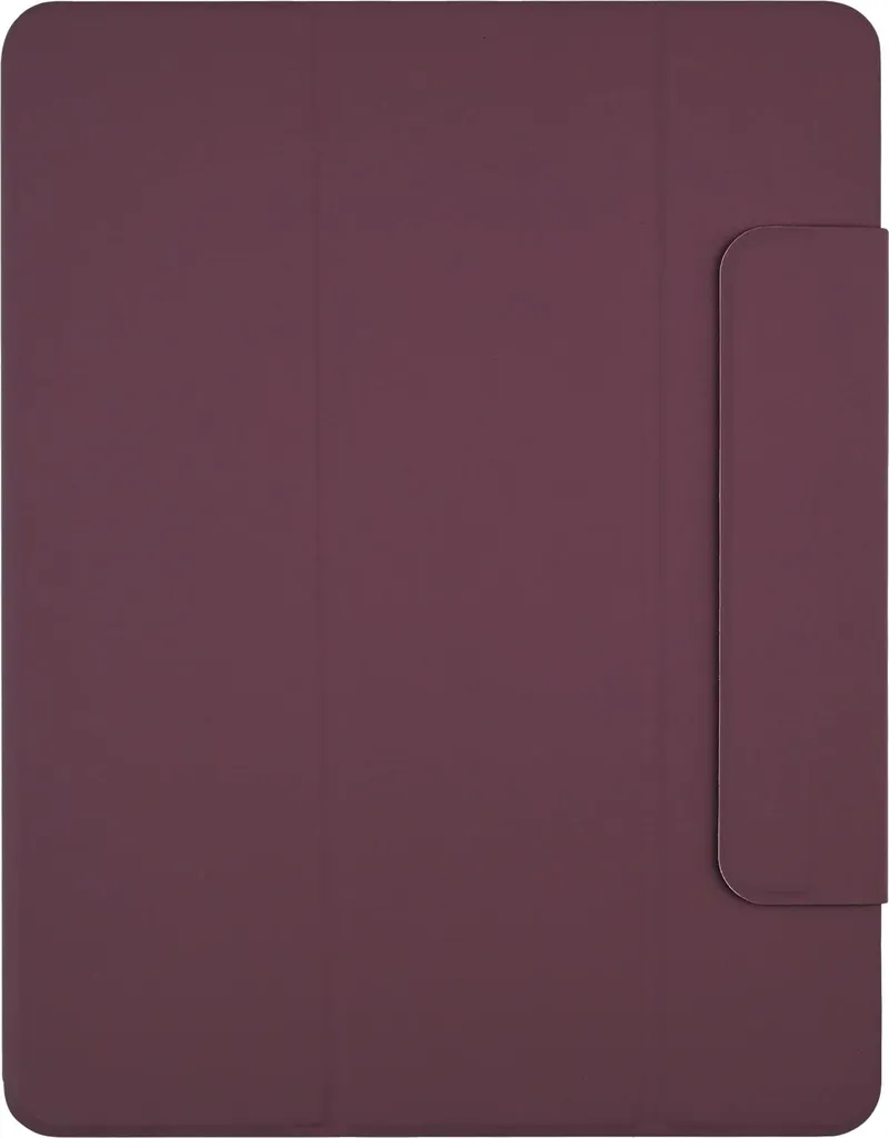 Coque iPad Pro 13 M4 M5 Idéale pour Mobilité avec Rabat Magnétique Rouge