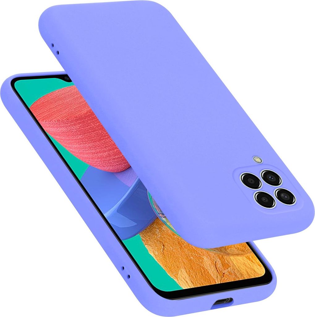 Cadorabo Schutzhülle für Samsung Galaxy M33 5G Hülle in Lila Handyhülle Case Cover TPU Etui