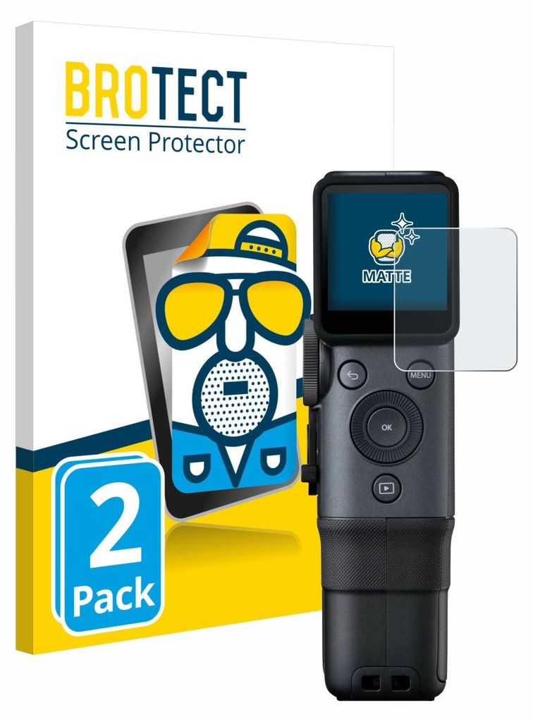 2x BROTECT Schutzfolie für Fujifilm Instax Mini Evo Cinema Displayschutz Displayschutzfolie Folie Matt Entspiegelungsfolie
