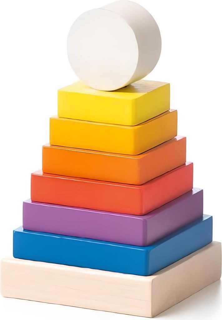 Cubika 15269 Veža farebná stohovacia veža štvorcová Obrázok produktu 