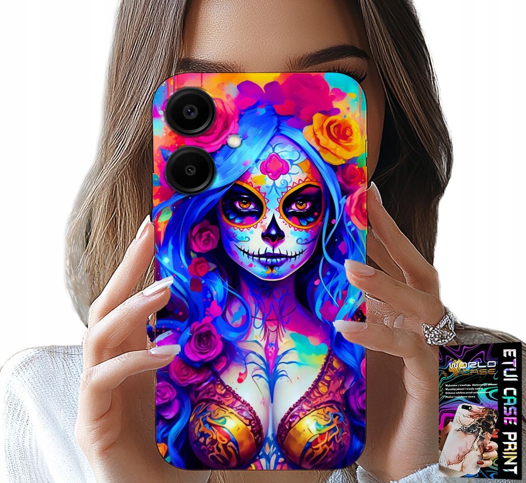 Fall Für Samsung Galaxy A06 5G - Mexikanische Bunte Königin Des Todes