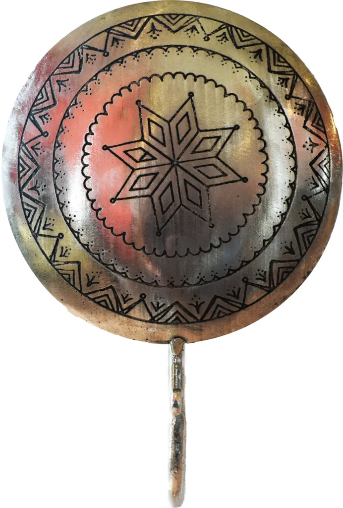 Halis Set 3 Appendiabiti Vintage Argento | Decorazione Murale Silver - 3