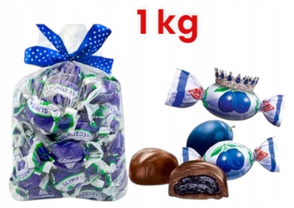 1kg Pflaume in Schokolade Die Hochwertigste TOP Sliwka Produktbild 