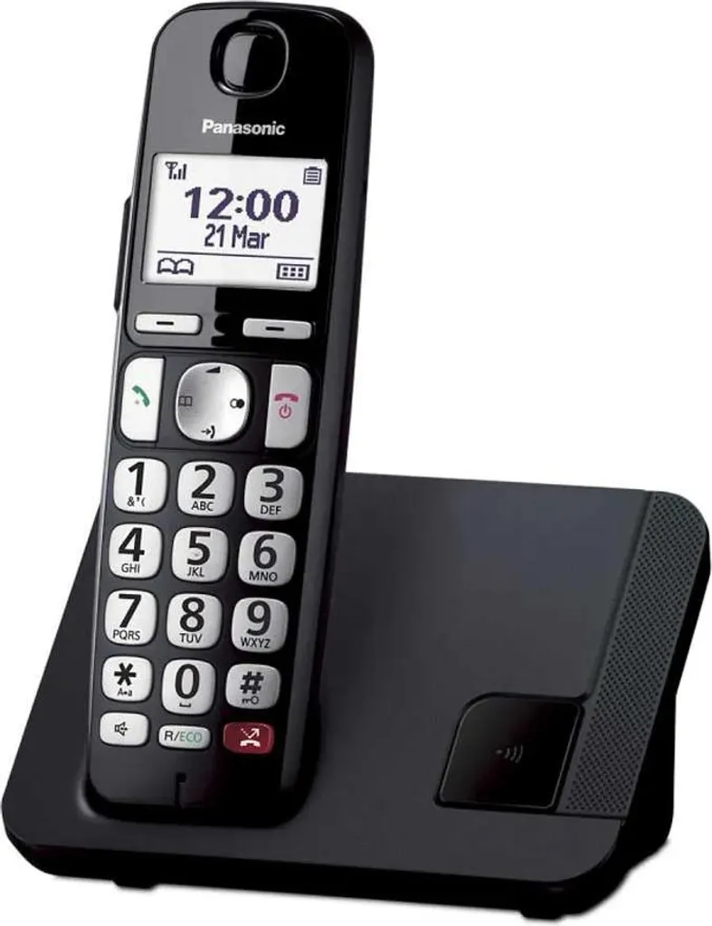Téléphone sans fil pour la maison Panasonic KX-TGE250 DECT son haute clarté