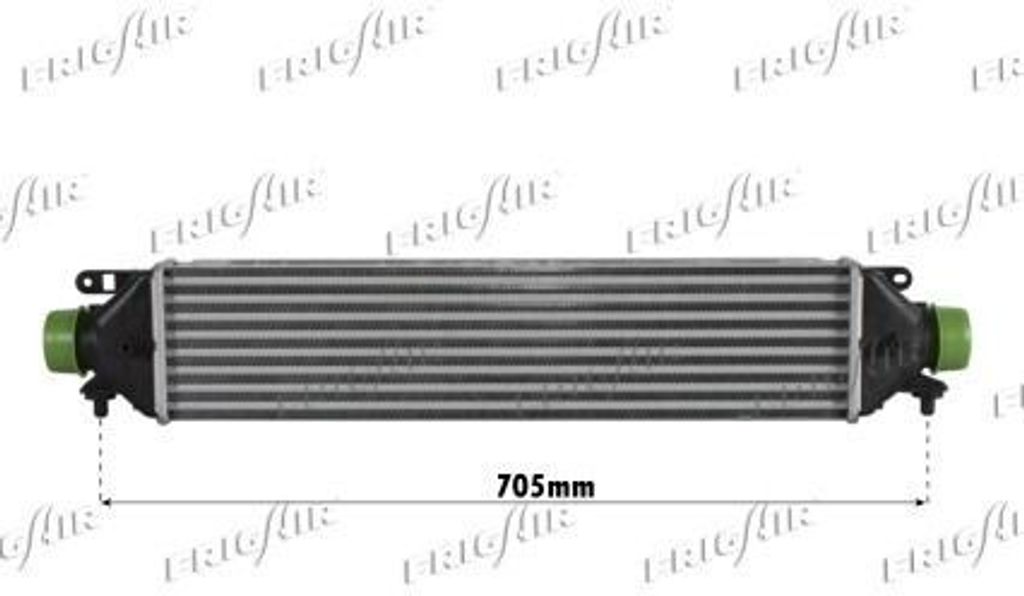 FRIGAIR 0704.3124 Ladeluftkühler LLK für FIAT GRANDE PUNTO (199) Turbo Intercooler
