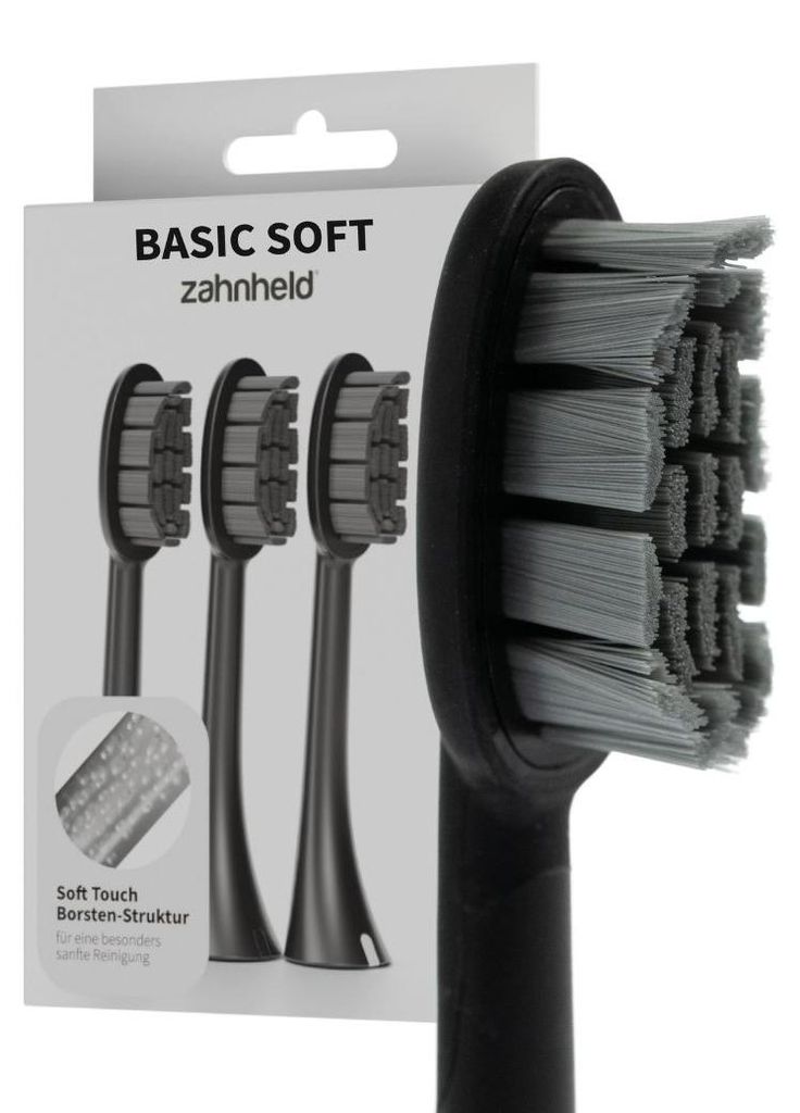 Zahnheld Bürstenkopf Ersatzbürsten Basic Soft - ideal für Produktbild 