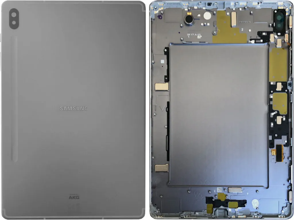 Remplacer Cache Batterie Rayé Galaxy Tab S6 Gris GH82-20850A SM-T860