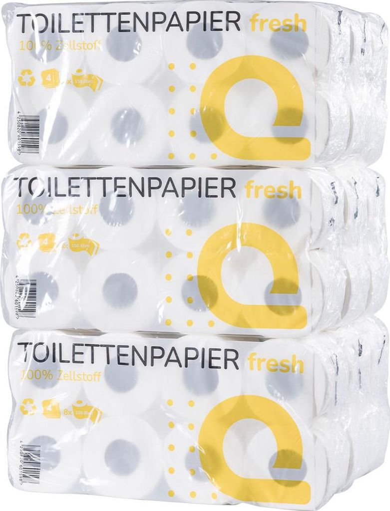 Tissue24 Toilettenpapier 4-lagig Zellstoff – 72 Rollen à Produktbild 