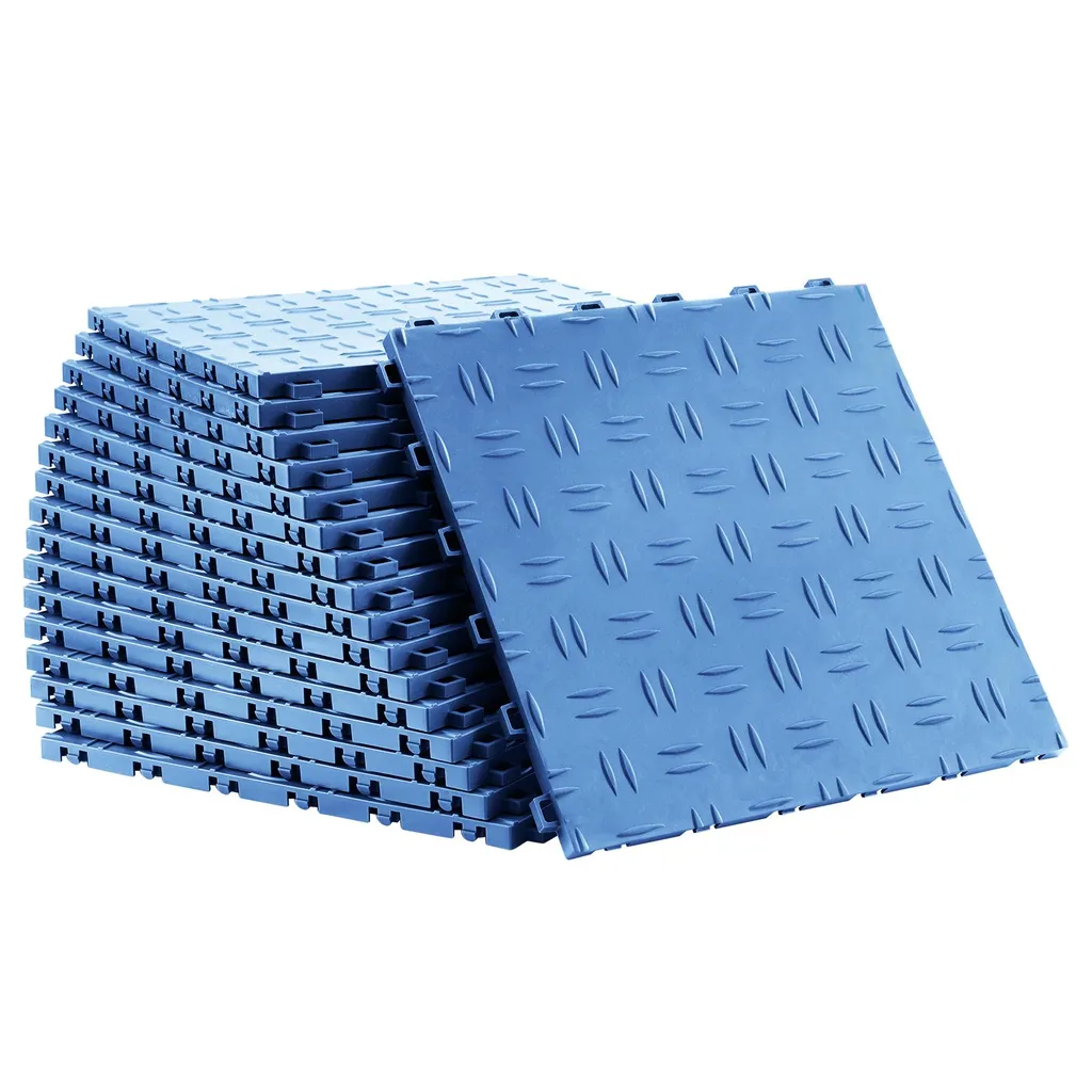Rivestimento Garage SucceBuy Blu - 25 Piastrelle 30x30 Antiscivolo