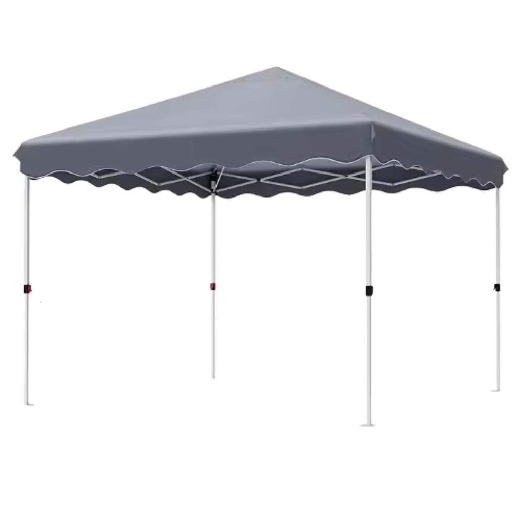 Pavillon - Pergola - Festzelt - Strandzelt - Für Terrasse, Party und Garten - 3x3 m - Grau