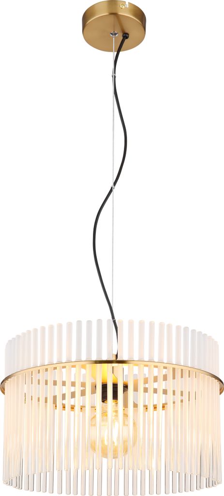 Globo Lighting Hängeleuchte Metall goldfarben matt, 1x E27 Produktbild 