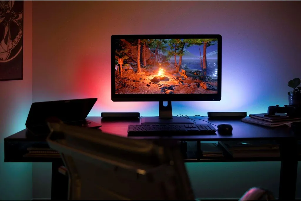 Solution Éclairage Connecté Philips Hue Play Extension Noire Ambiance - 35