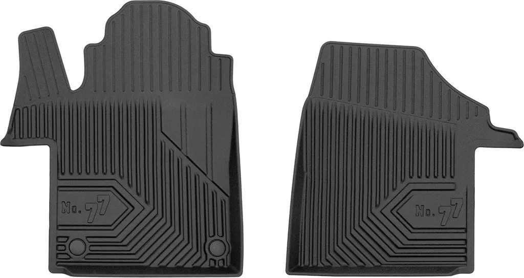 Tappetini in gomma per Mercedes-Benz Classe V W447 2014-2025 nero 2 pz