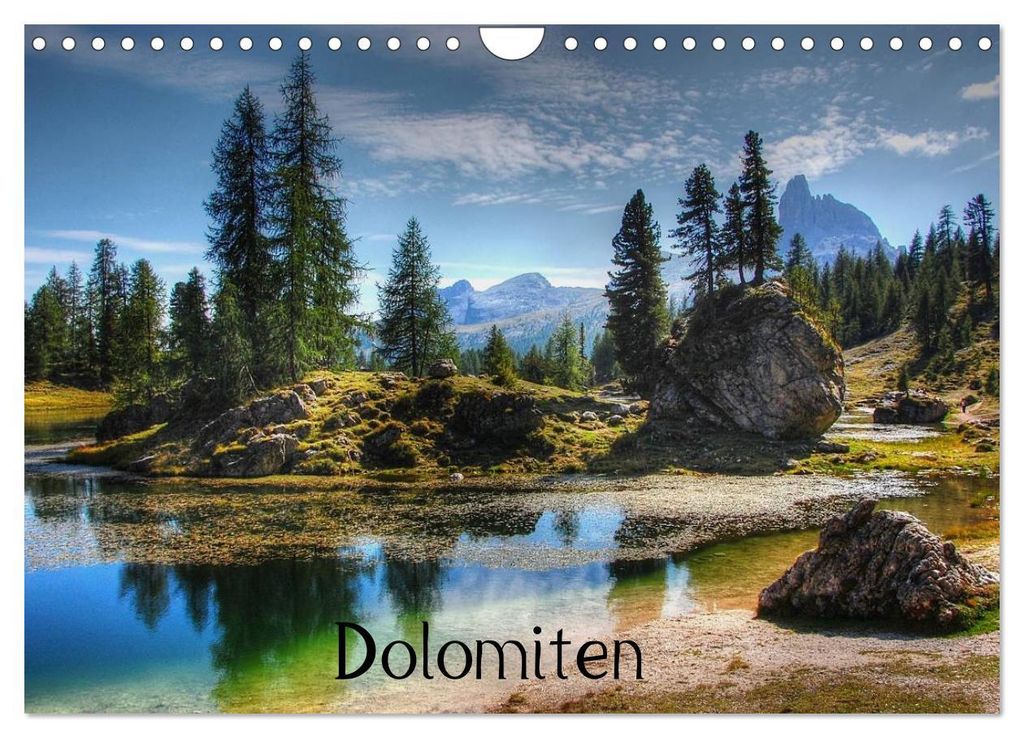 dolomiten (Wandkalender 2027 DIN A4 quer), CALVENDO Monatskalender