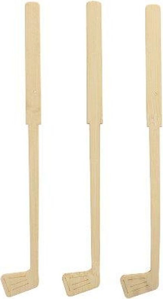 Papstar Getränke-Quirle, Bambus "pure" 15 cm "Golf", 10 x 100 Stück