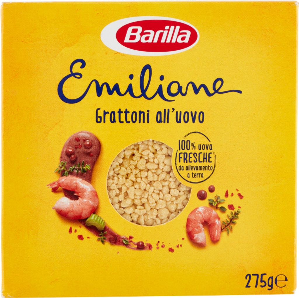 Eiernudeln Emiliane Grattoni uovo 275g - Barilla Produktbild 
