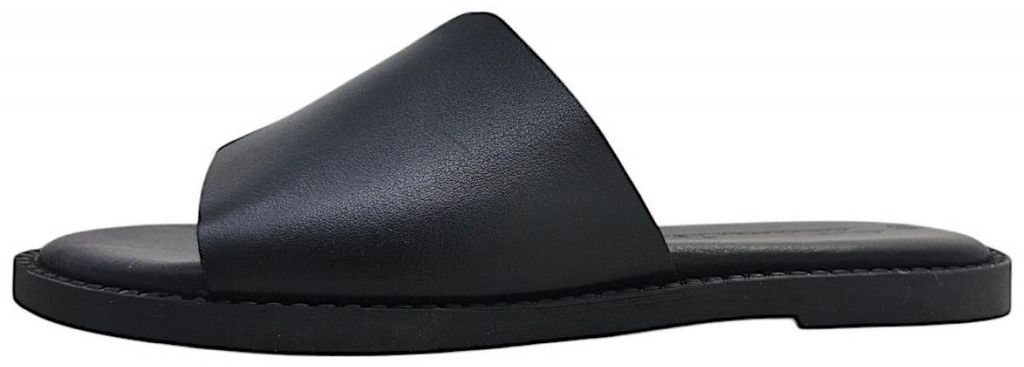 Tamaris - Sandales plates noires pour femmes, chaussures de Image du produit 