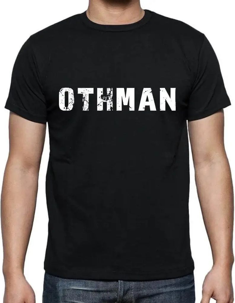 Herren Grafik T-Shirt Othman Öko-Verantwortlich Vintage Jahrgang Kurzarm Lustige Druck Geburtstag Geschenk Mann