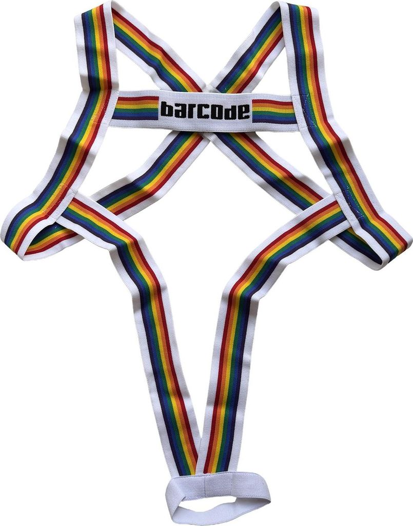 Barcode Berlin Body Harness Pride Ikem White