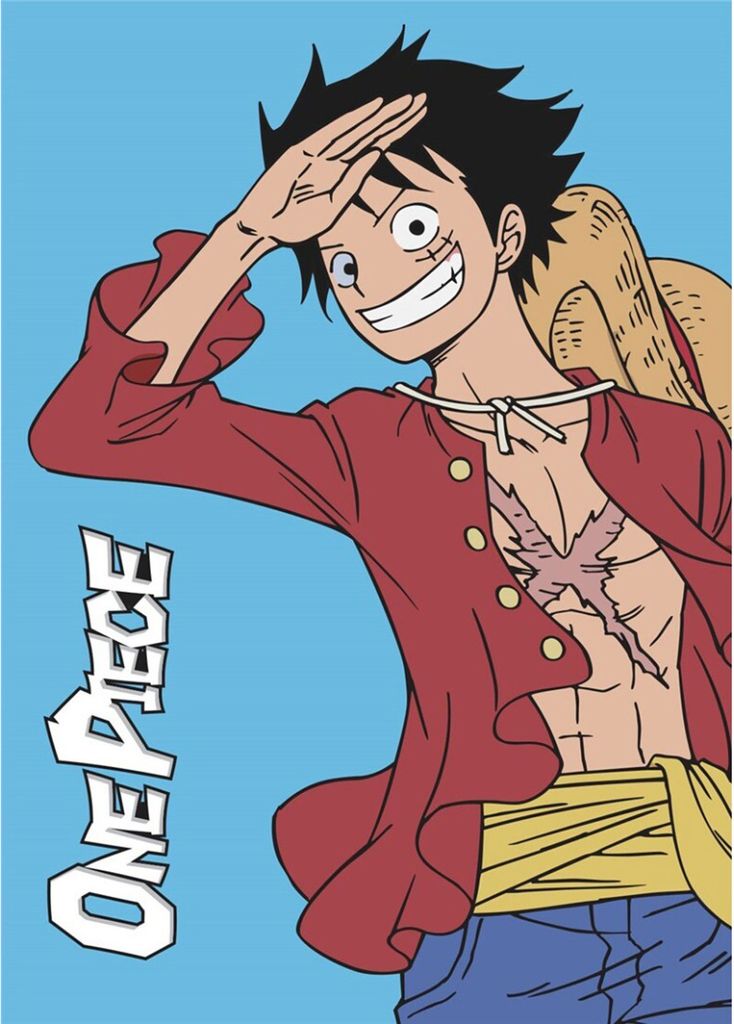 One Piece - Strandtuch - Monkey D. Ruffy - Fleecedecke