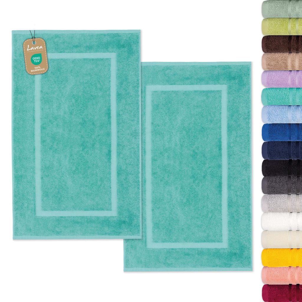 Zestaw 2 sztuk mat do łazienki Lavea®, 50x80 cm, dywanik Zdjęcie produktu 