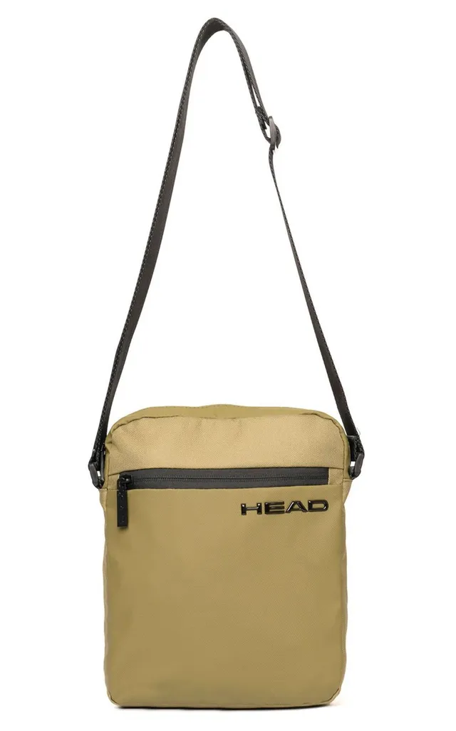 HEAD Game Reporter Bag Olive en Tissu Résistant avec Bandoulière Réglable