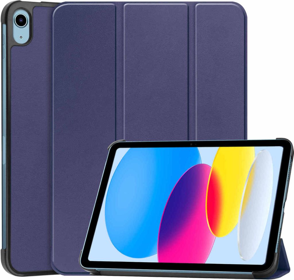 Für Apple iPad 11. Gen A16 2025 / 10.9 2022 3folt Wake UP Smart Cover Tasche Etuis Hülle