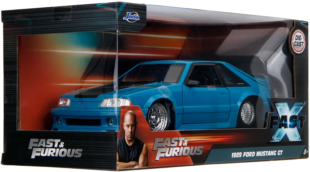 Réplique Ford Mustang GT Fast & Furious Jada 1:24 Durable et Détaillée