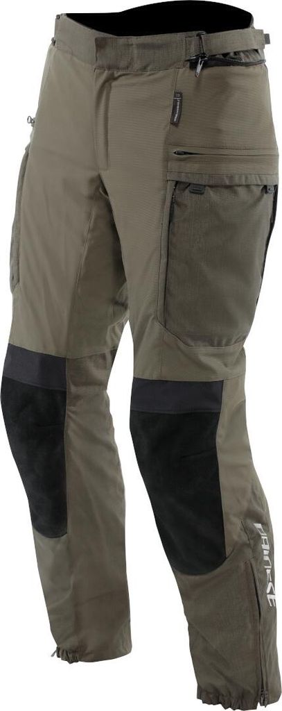 Dainese Springbok 3L Absoluteshell Motorrad Textilhose, oliv/schwarz, 50
