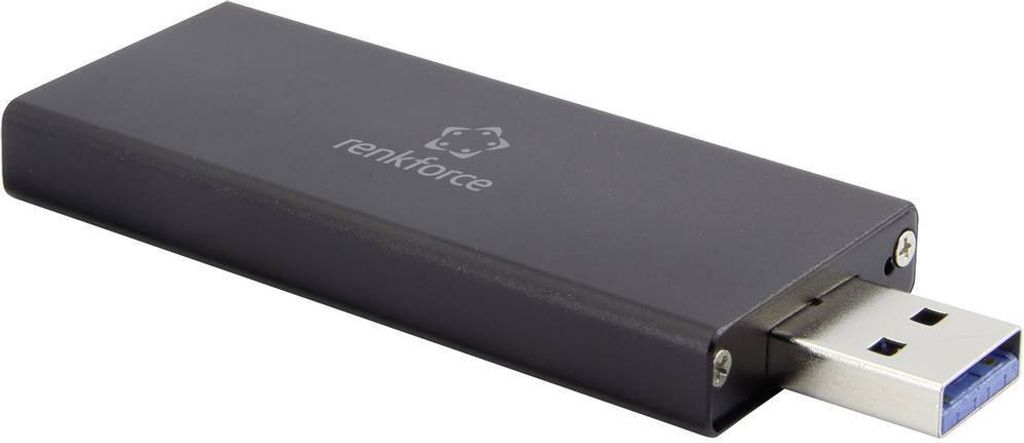 Renkforce RF-4521561 M.2 SSD-Gehäuse USB-A (USB 3.0) 5 GBit/s M.2 SATA 2230, 2242 RF-4521561