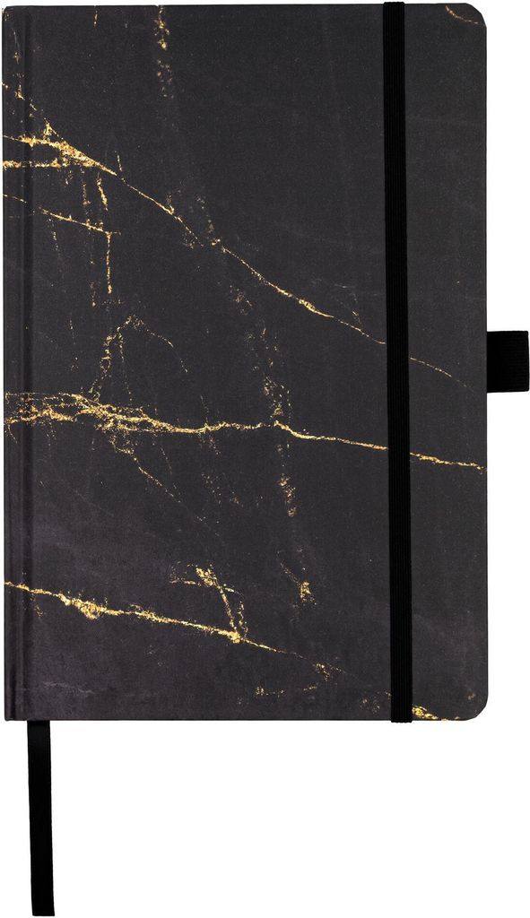 TSI Notizbuch A5 DOTTED mit schwarzem Marmor