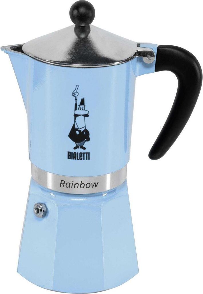 Bialetti Moka Rainbow 6 tasses Bleu clair| 6 Tassen Image du produit 