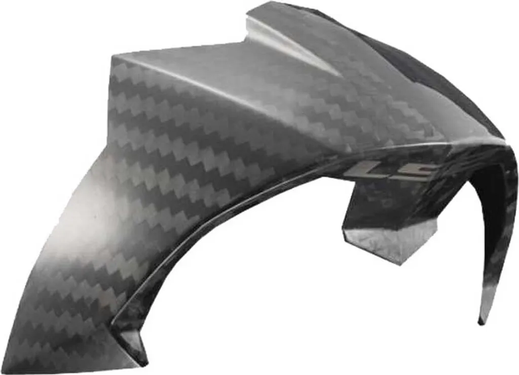 Spoiler pour casque LS2 FF805 Thunder Argent - Idéal pour le Circuit