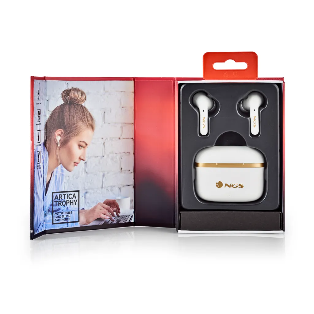 Écouteurs Bluetooth 5.1 NGS Artica Trophy pour sport et appels mains