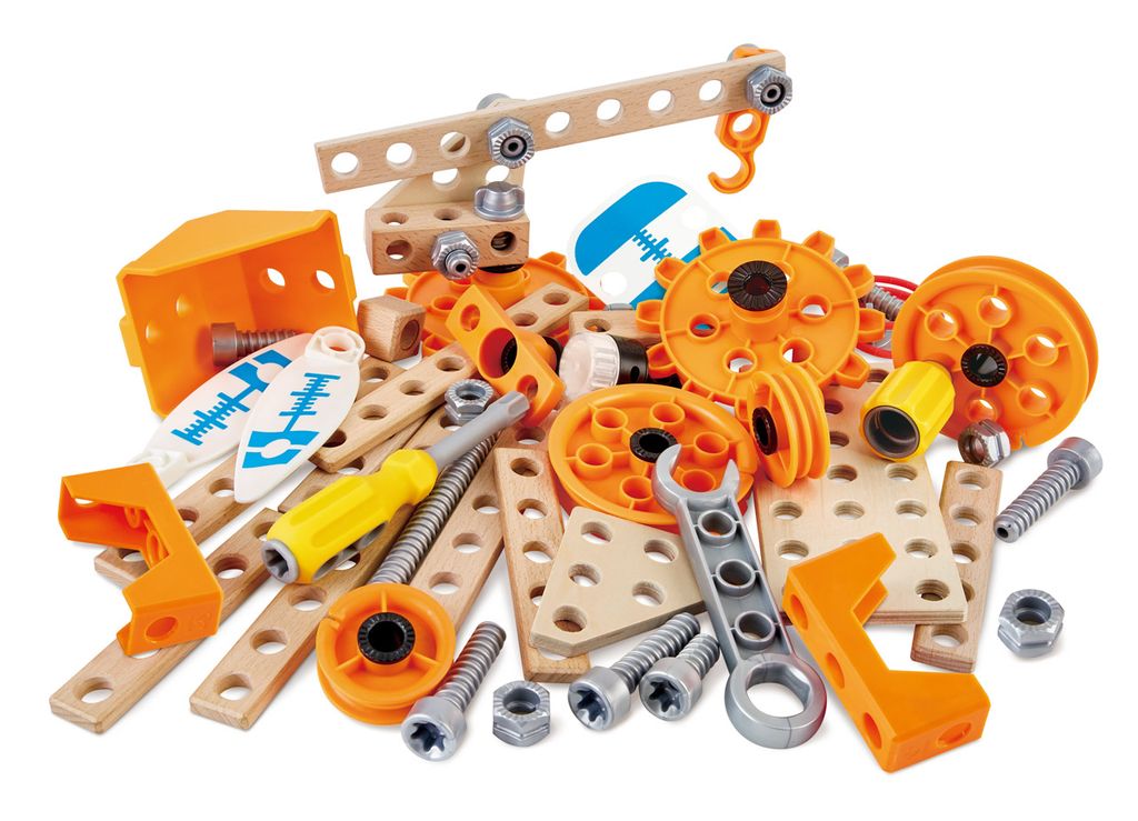 Laboratorio scientifico Hape - set deluxe, 57 pezzi Immagine del prodotto 