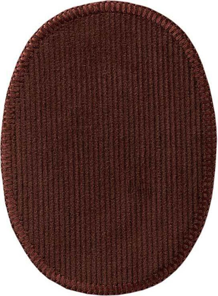 Kordflicken Braun 2 St. - Aufnäher, Bügelbild, Aufbügler, Applikationen, Patches, Flicken, Zum Aufbügeln, Größe: 9,5 x 12,0 cm